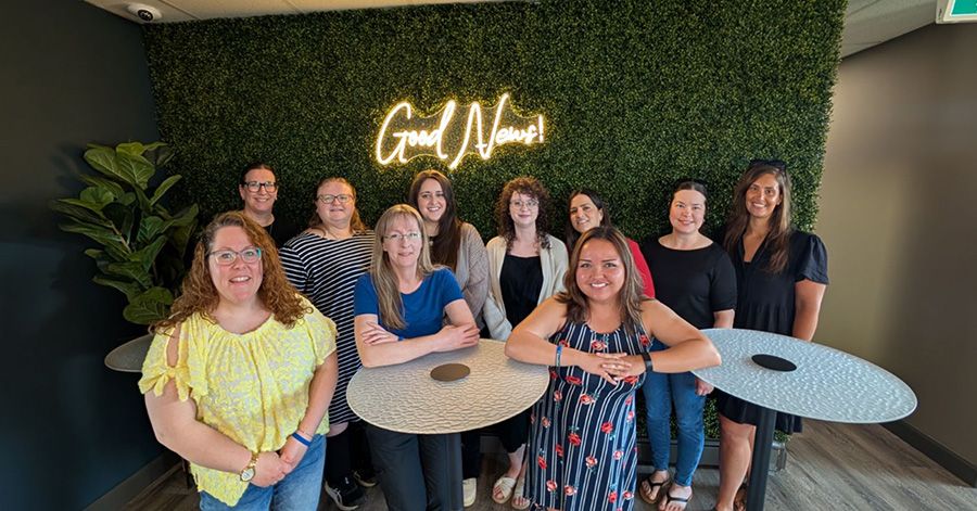 Client services team photo