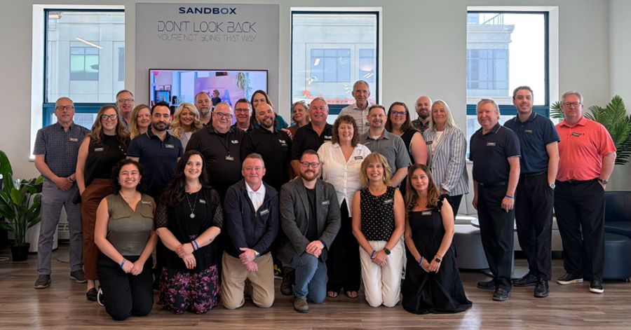 Sales team off-site in Barrie