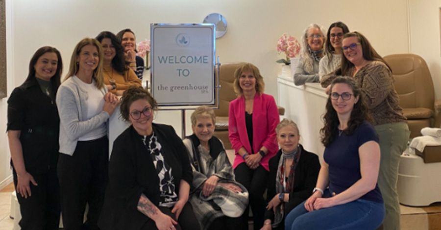 Greenhouse Spa women's gathering