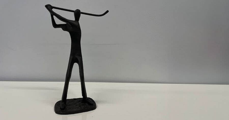 Golfer trophy