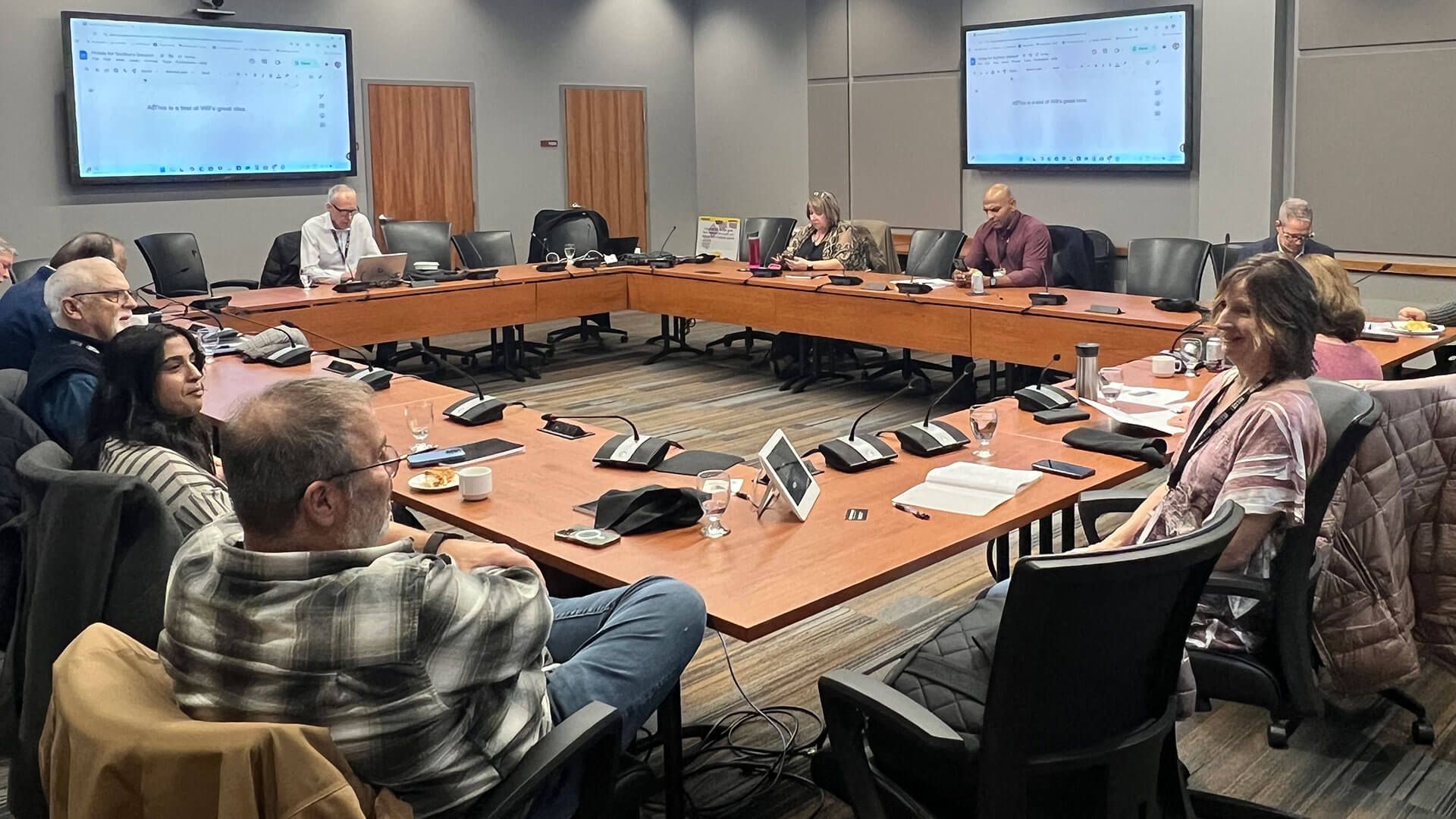 Community conversation meeting in Sudbury
