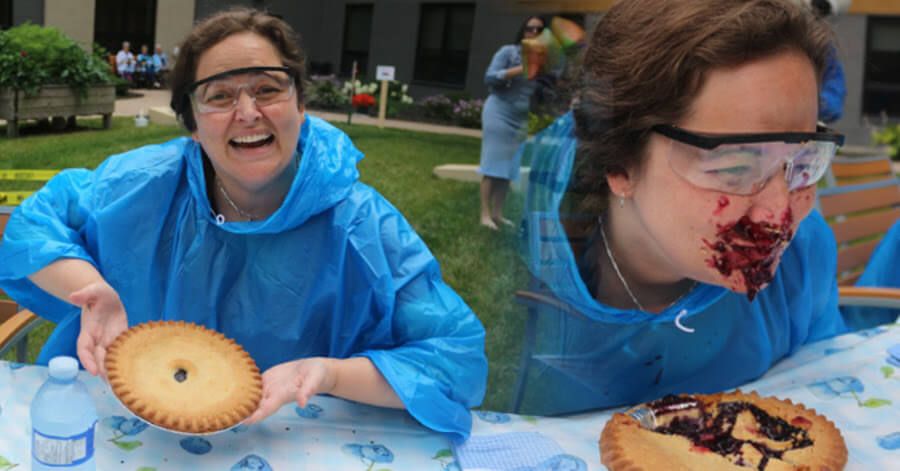 Sudbury.com reporter Jenny Lamothe at the Sudbury Blueberry Festival
