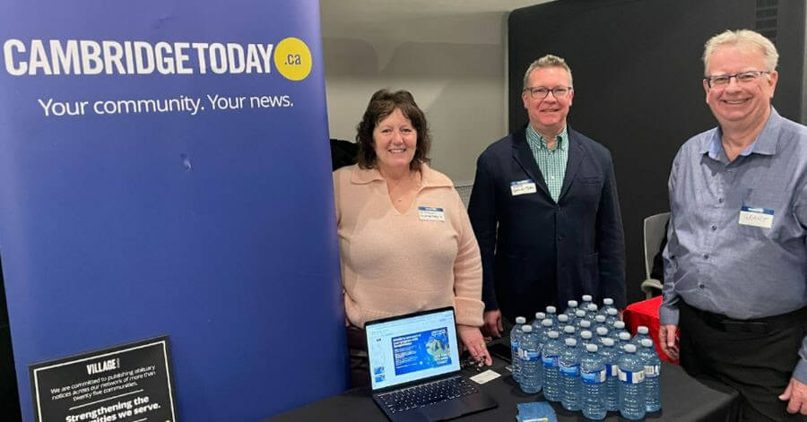 The CambridgeToday team enjoyed manning our CambridgeToday booth and speaking to attendees about our local news site.