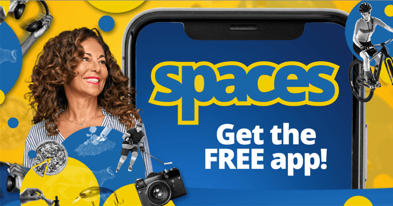 Spaces: Get the free app!