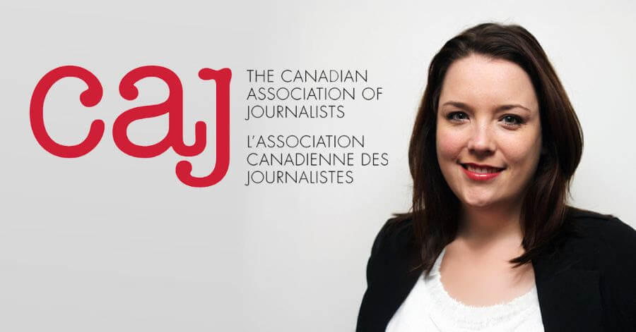 CAJ - The Canadian Association of Journalists. Photo of Jessica Owen