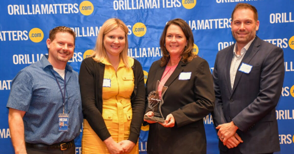 Winners, sponsors and guests attended the third annual OrilliaMatters Community Builders Awards reception at Casino Rama