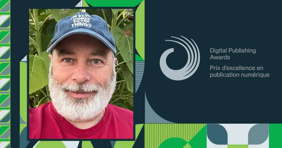 Kevin Lamb, nominee for Digital Publishing Award