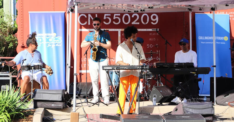 CollingwoodToday and CollingwoodToday SPACES are well represented at the Collingwood Jazz & Blues live event series at The Station.
