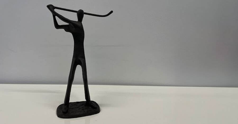 Golfer trophy