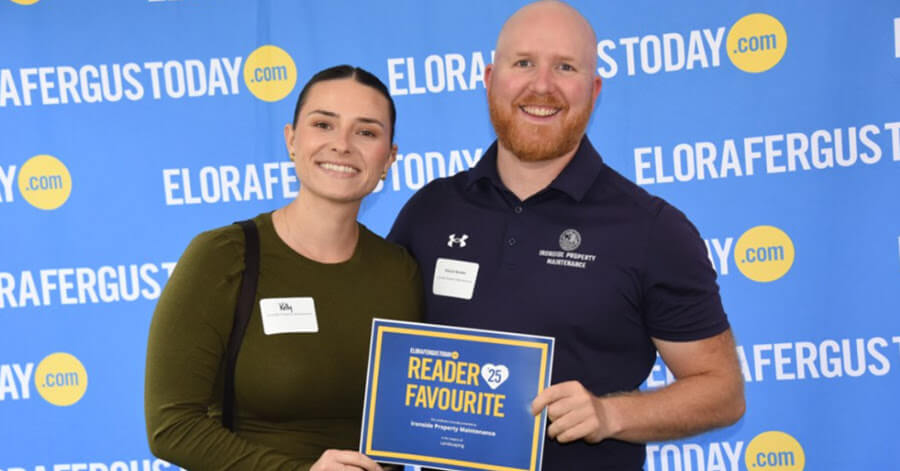 The 2025 EloraFergusToday Reader Favourites Awards winners were celebrated at Cox Creek Cellars on Sept. 25