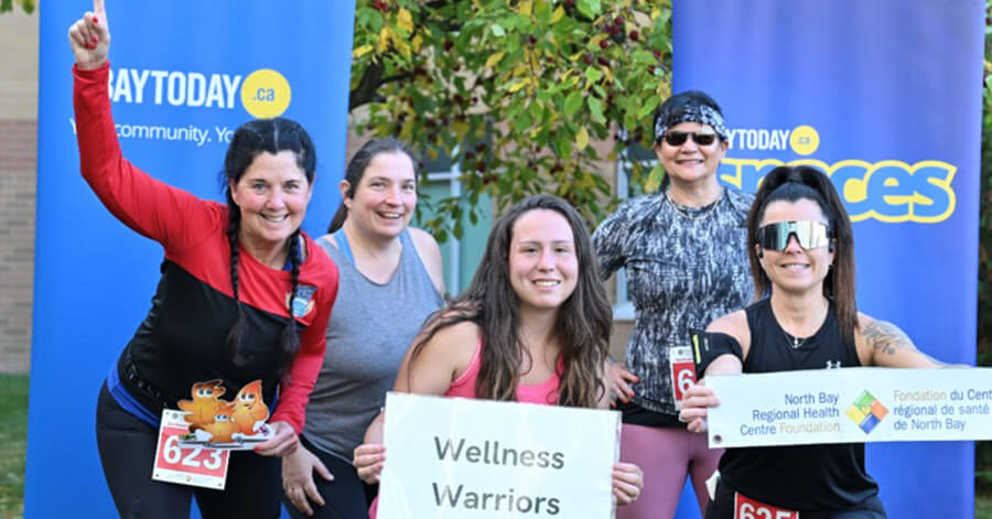 Supporters of North Bay Regional Health Centre laced up for the Our Hospital Walk/Run on September 28