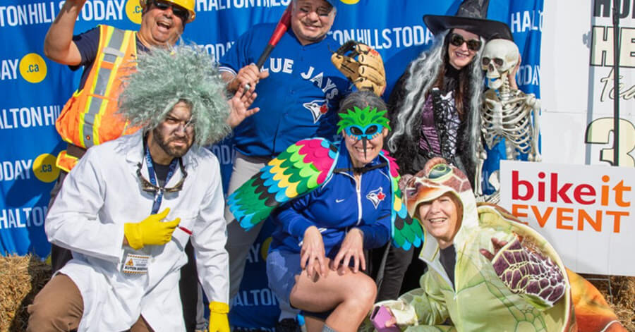 Participants haunted Gellert Park on October 18 for the Bike It Halloween Parade, proudly sponsored by HaltonHillsToday