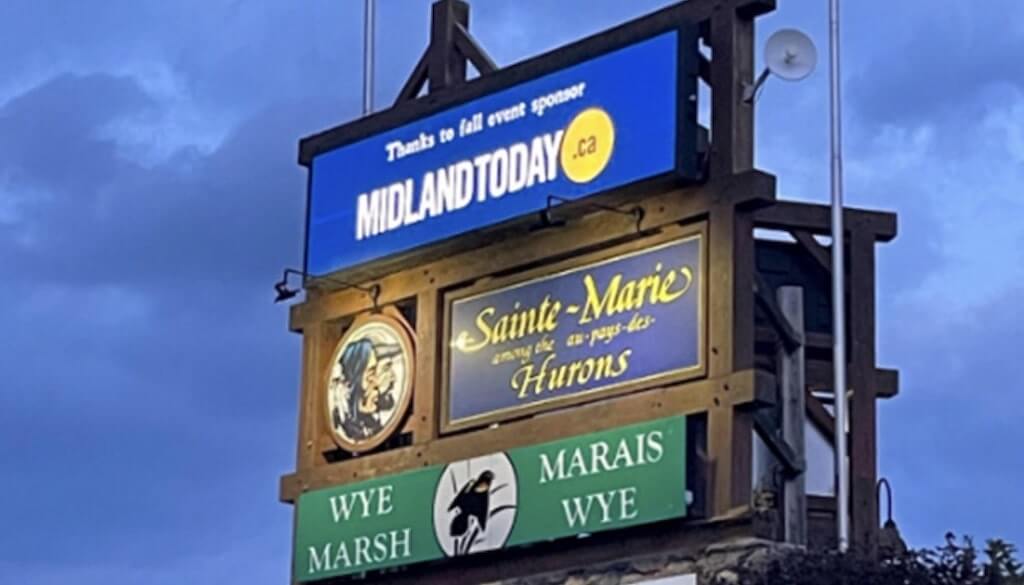 MidlandToday up in lights at Huronia Historical Parks