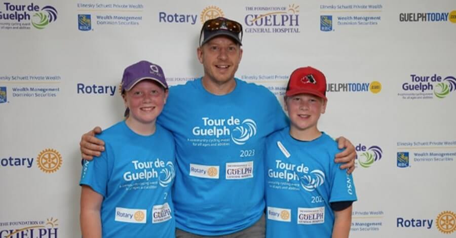 Guests arrive at the Tour de Guelph in support of Guelph General Hospital and local Rotary projects.