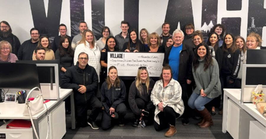 Village HQ donates $1,000 each to five separate organizations in Sault Ste. Marie